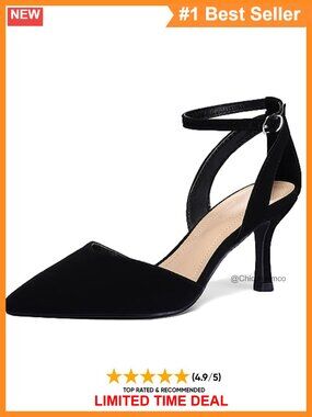Women's Closed Toe Kitten Heels Comfortable Dress Pumps Shoes